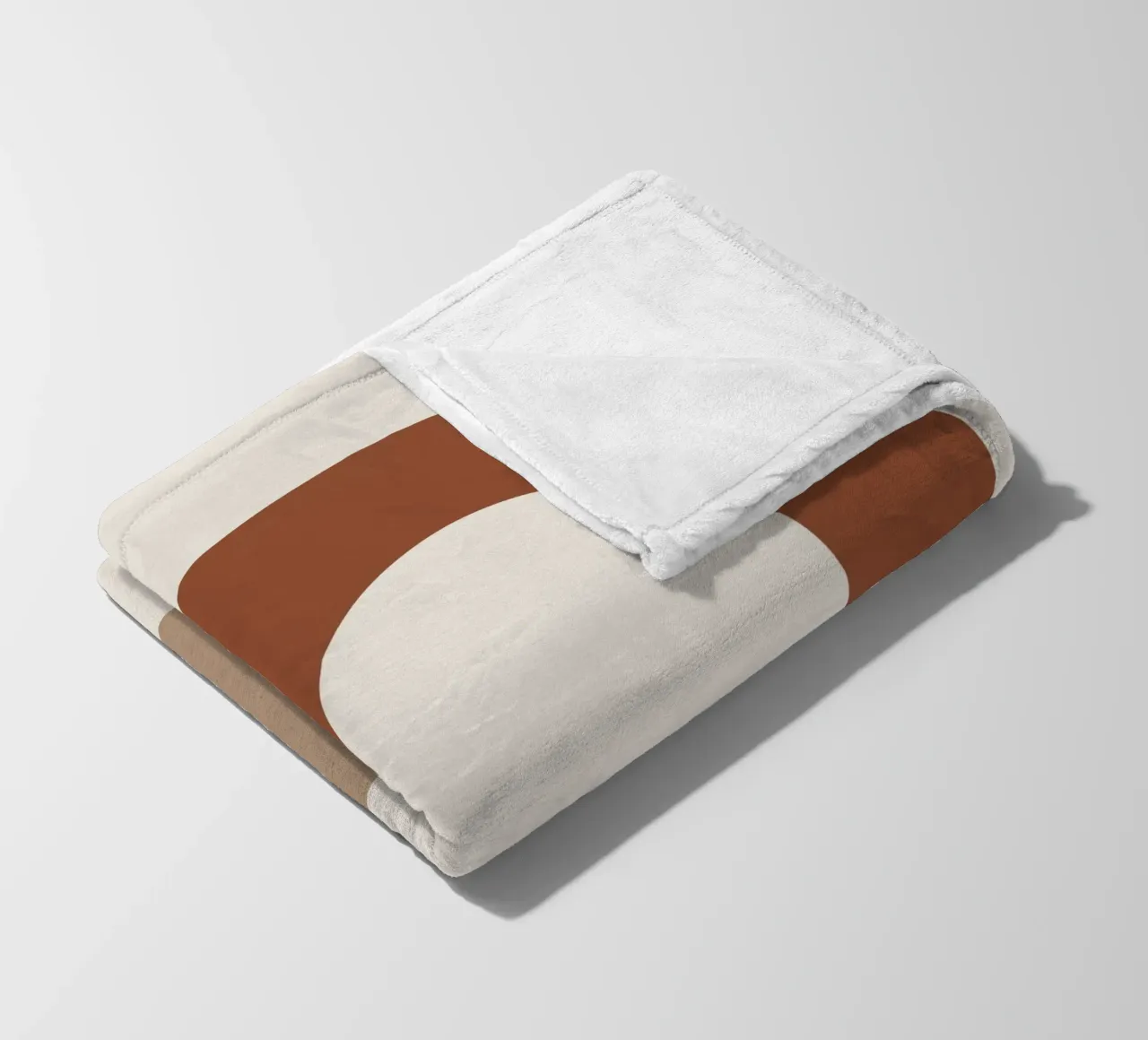 Forme astratte Boho | Arte geometrica moderna di metà secolo coperta in pile da NorwesClub