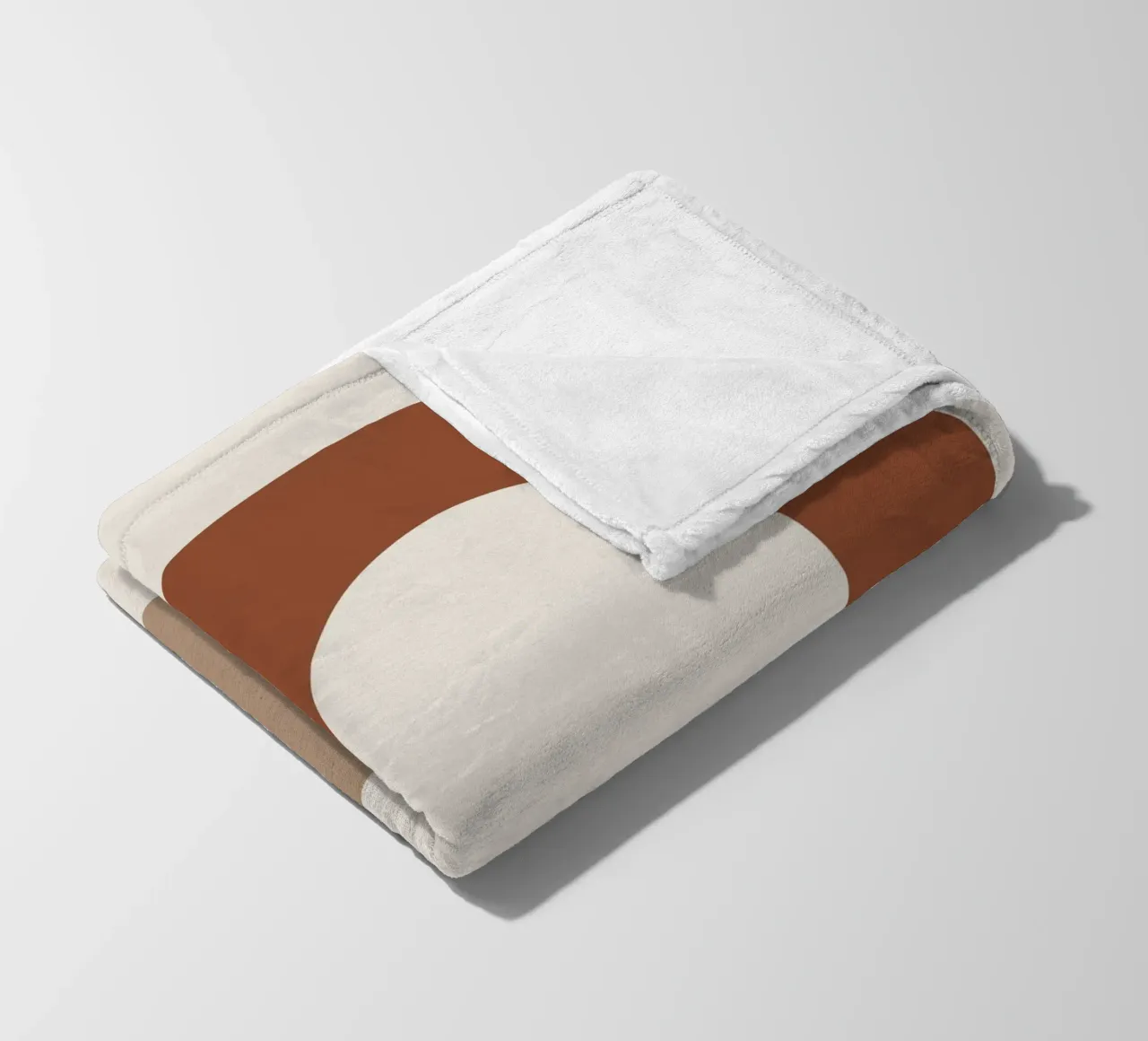 Forme astratte Boho | Arte geometrica moderna di metà secolo coperta in pile da NorwesClub