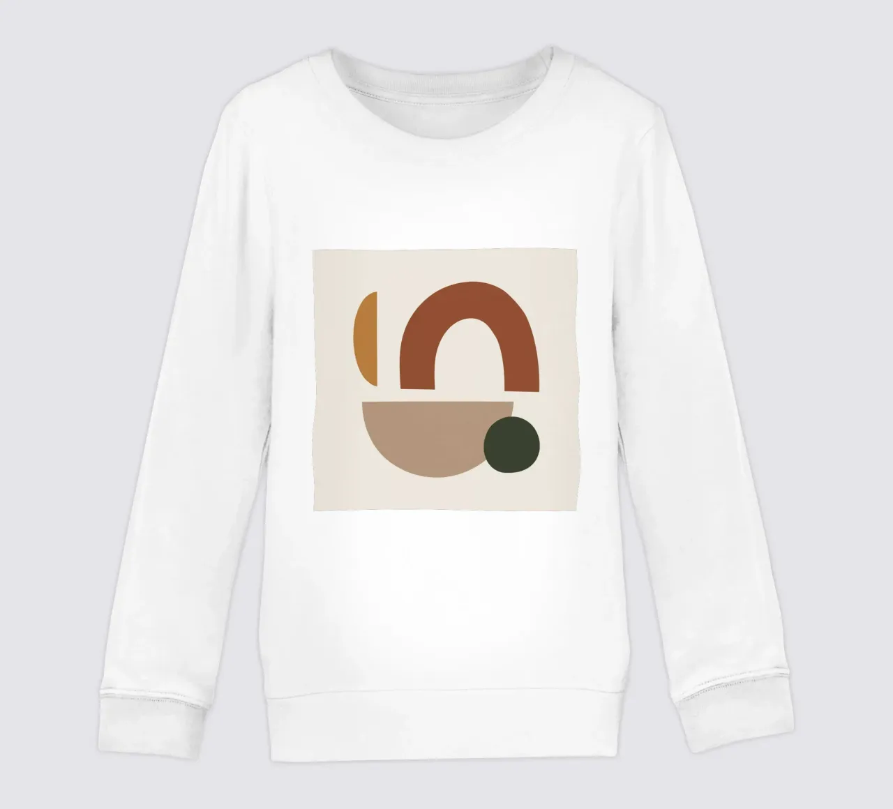 Forme astratte Boho | Arte geometrica moderna di metà secolo felpa bambino da NorwesClub