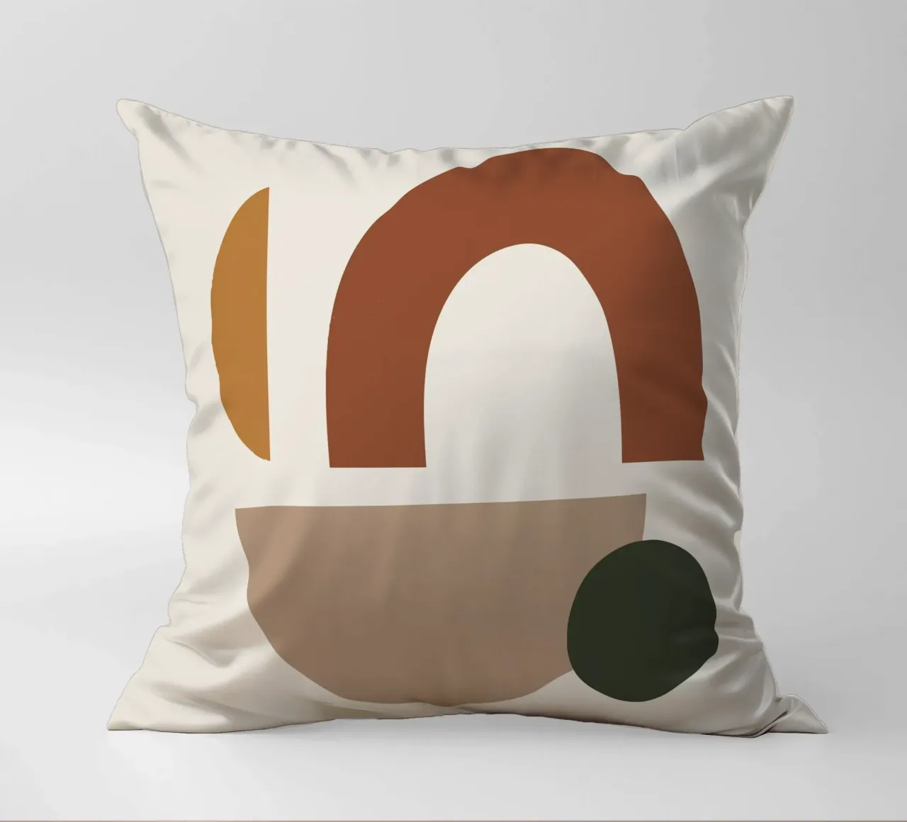 Forme astratte Boho | Arte geometrica moderna di metà secolo cuscino da NorwesClub
