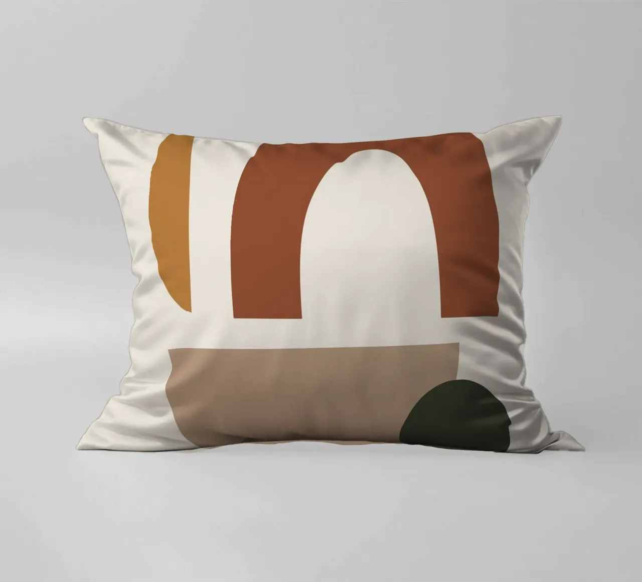 Forme astratte Boho | Arte geometrica moderna di metà secolo cuscino da NorwesClub