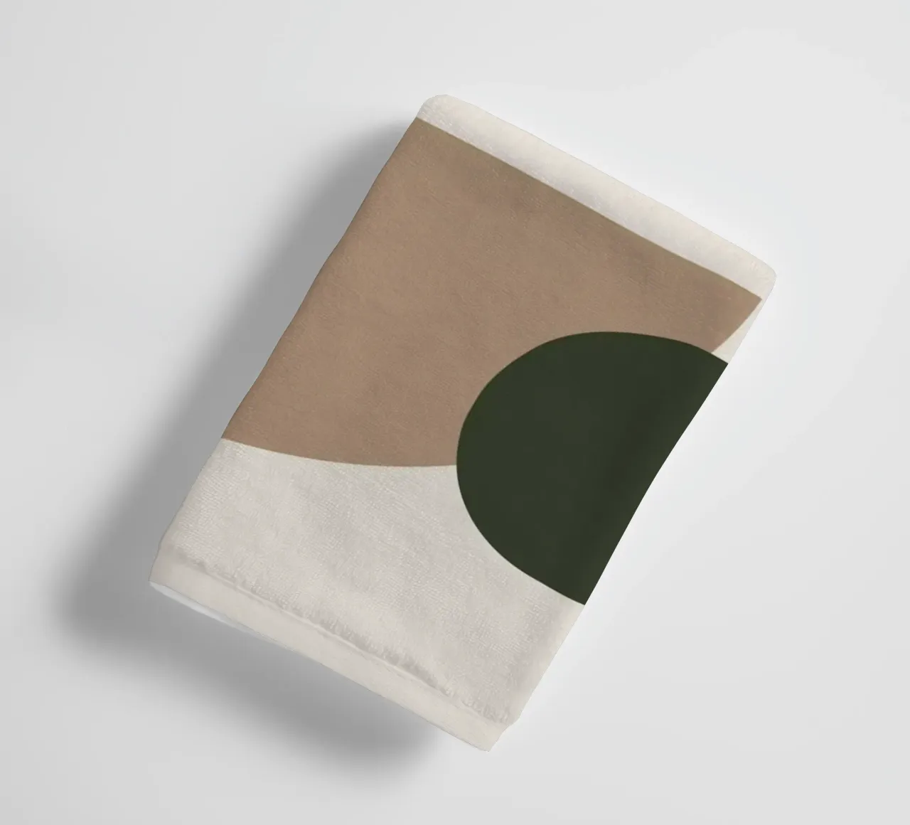 Boho Abstract Shapes | Mid-Century Modern Geometric Art towel by NorwesClub