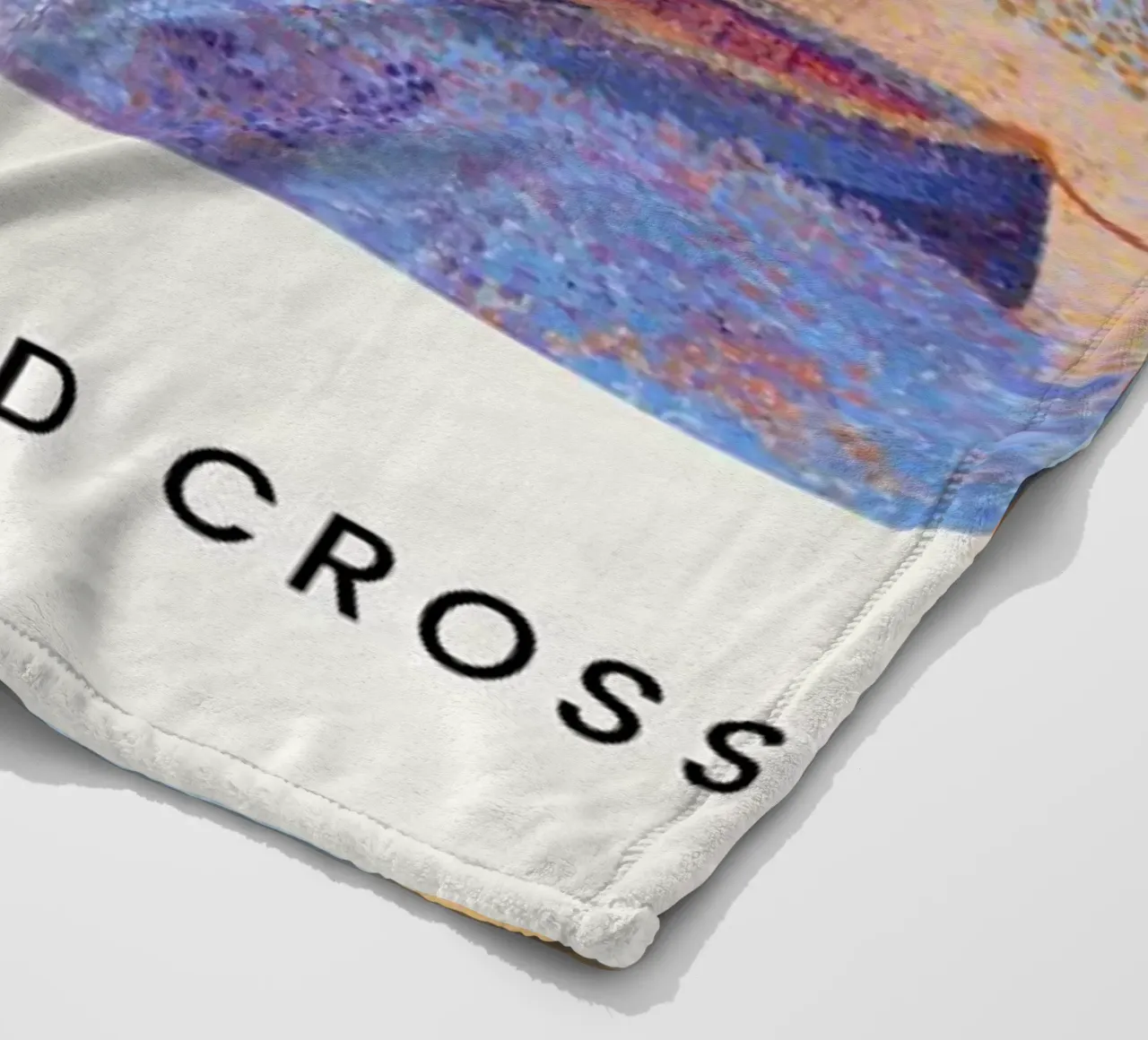 Cross - Calanque des Antibois coperta in pile da Vintage by JUNIQE