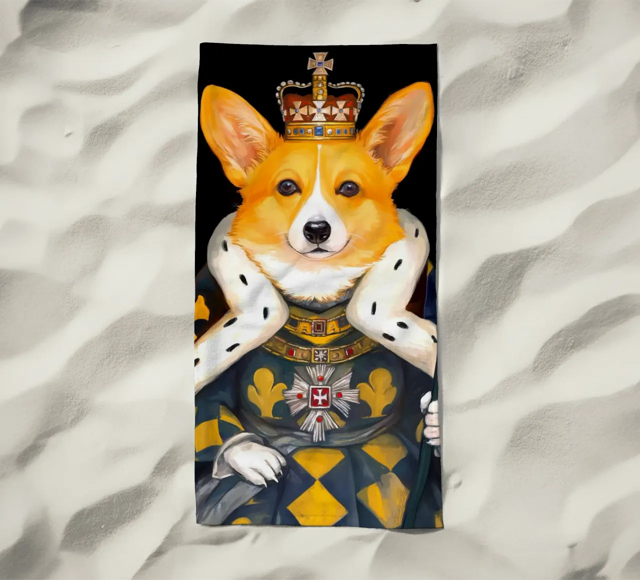 Royal Corgi telo mare da Fleur de Lys