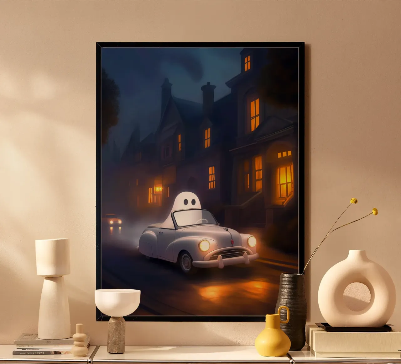 Cavaliere fantasma di Halloween poster da Fleur de Lys