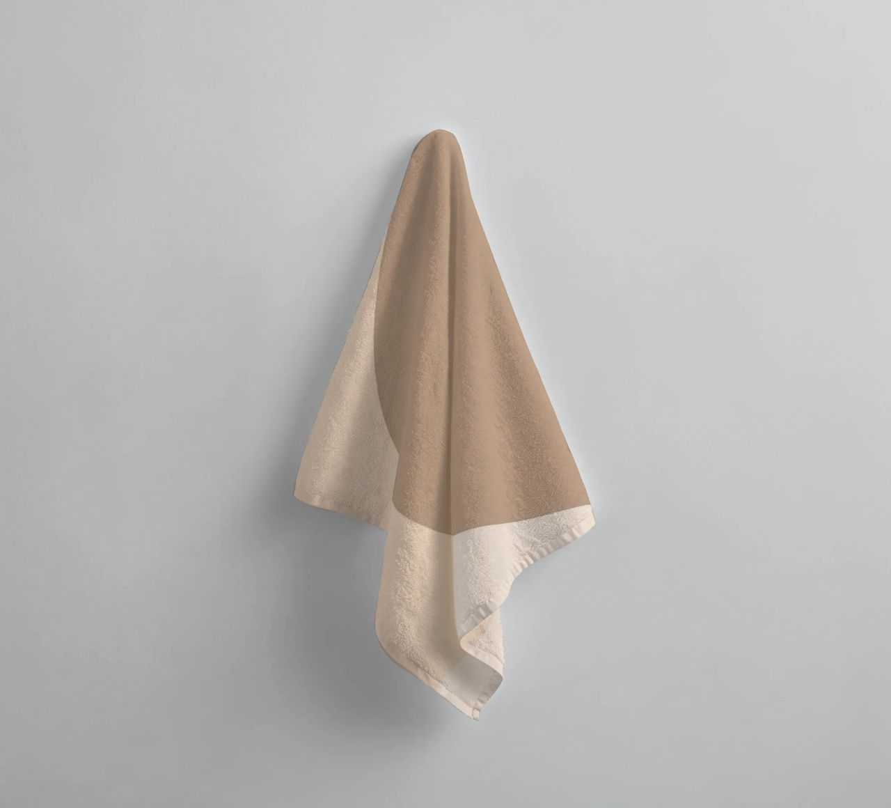 Boho Abstract Shadow Play | Earthy Tones Circle Art Print towel by NorwesClub
