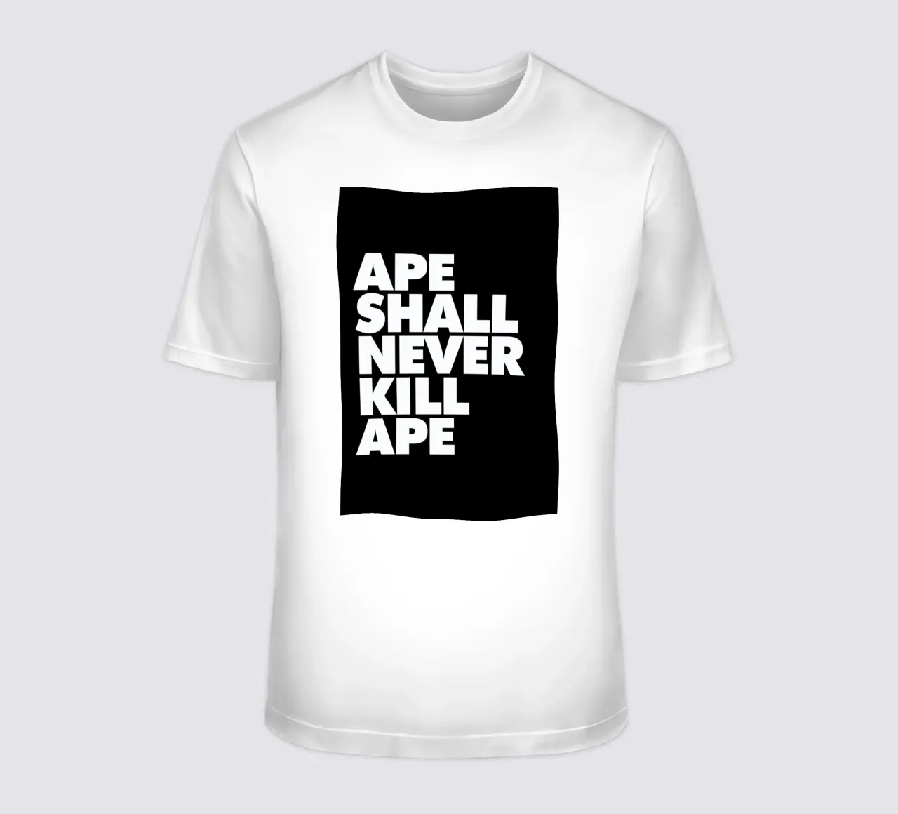 APE SHALL NEVER KILL APE t-shirt da The Indoor Type