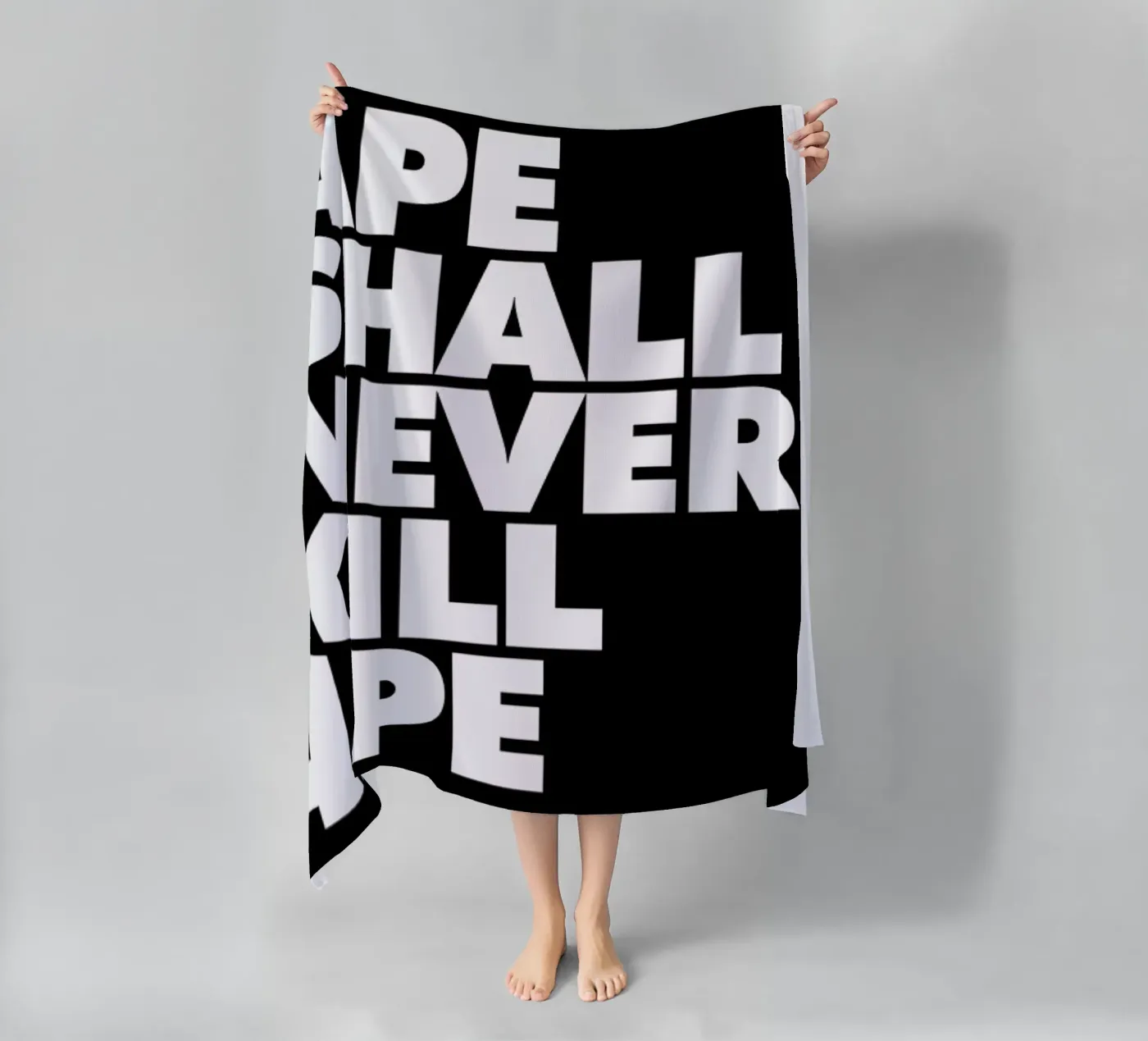 APE SHALL NEVER KILL APE telo mare da The Indoor Type