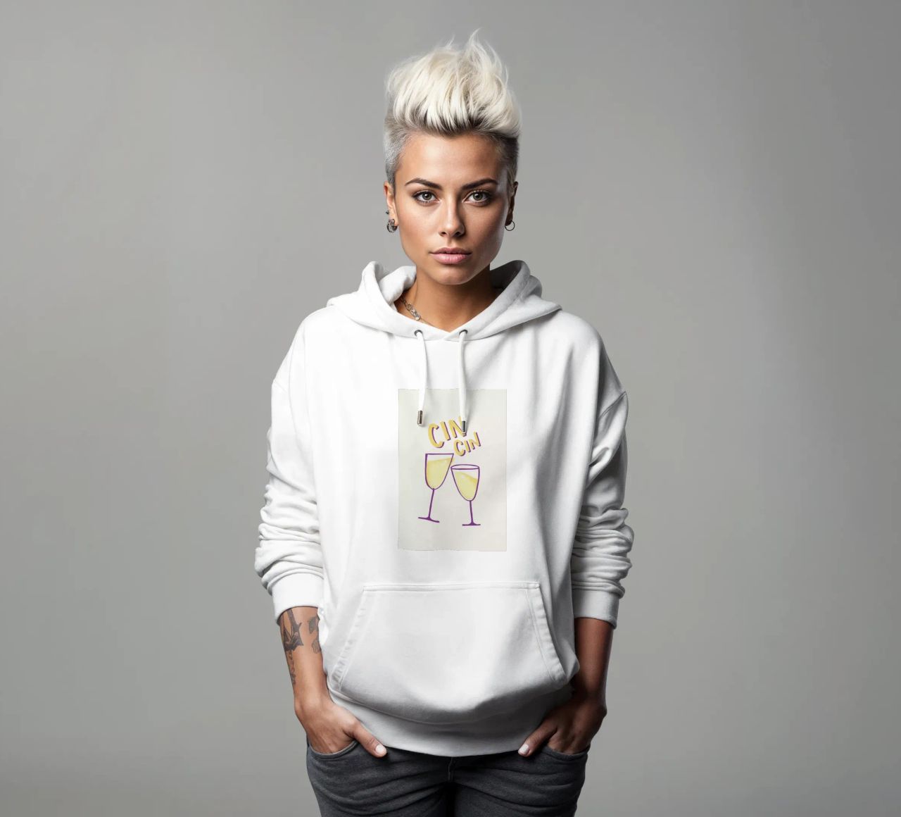Cin Cin sudadera con capucha de Pure