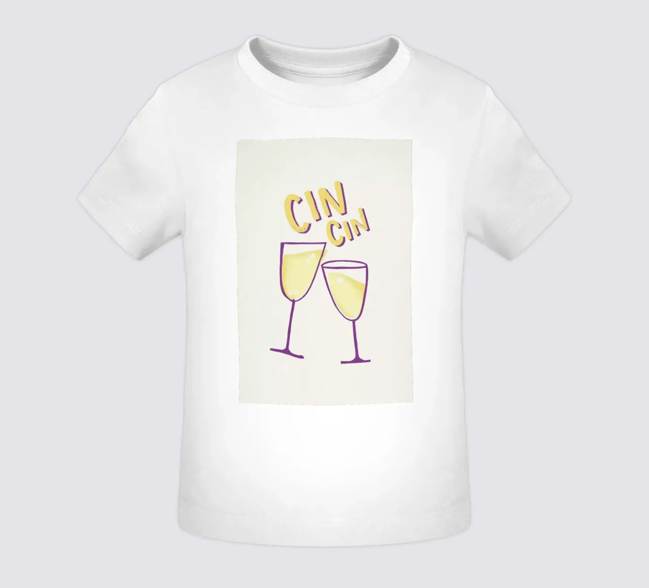 Cin Cin maglietta neonato da Pure