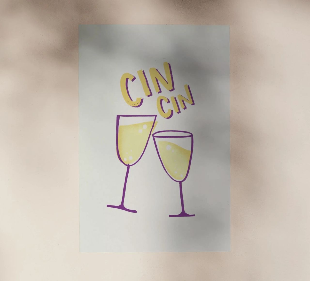 Cin Cin lámina retroiluminada de Pure