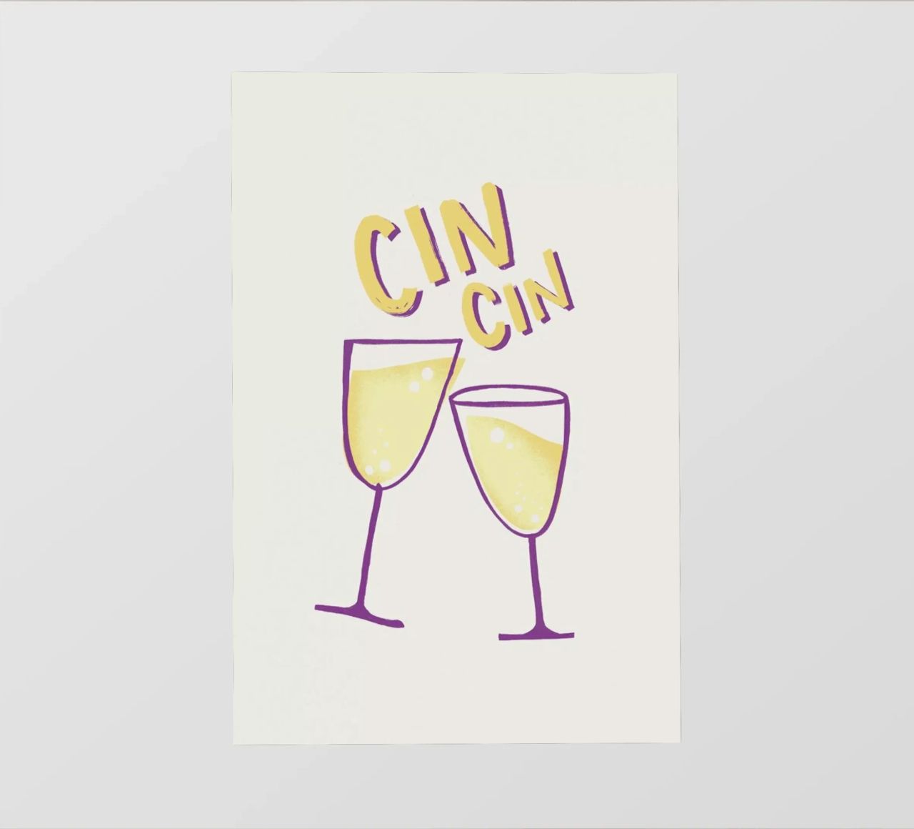 Cin Cin lámina retroiluminada de Pure