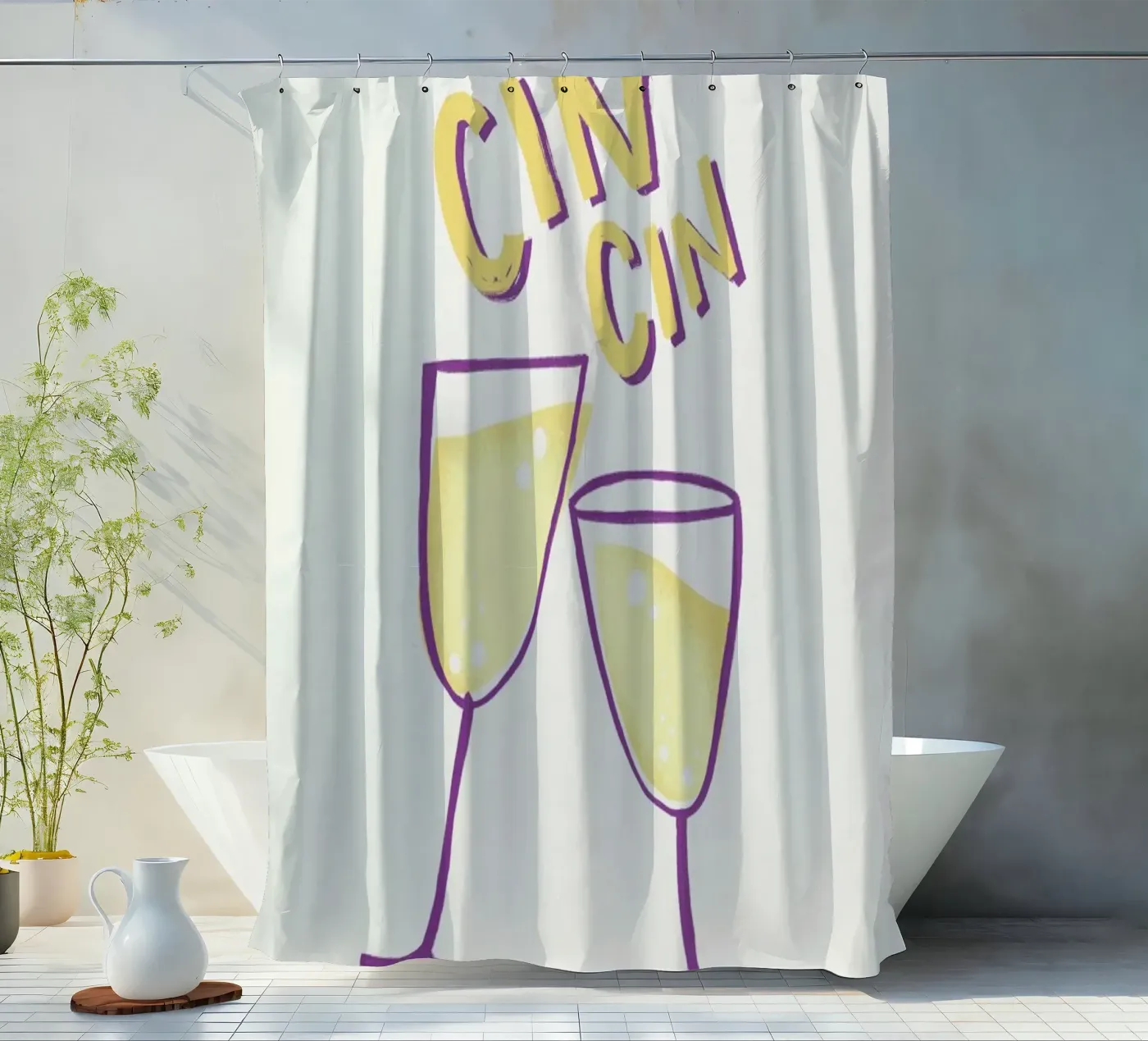 Cin Cin Duschvorhang von Pure