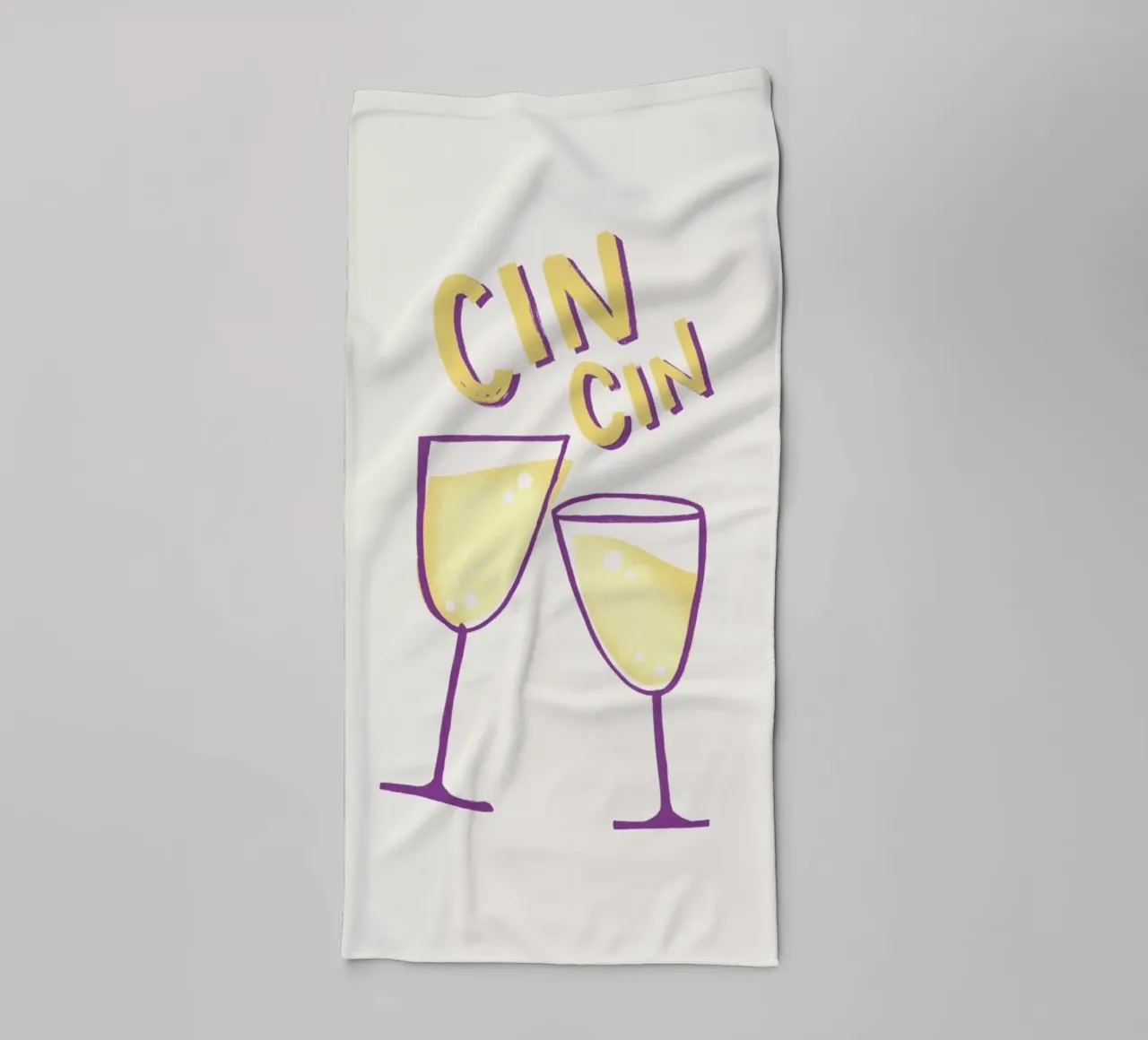 Cin Cin towel by Pure