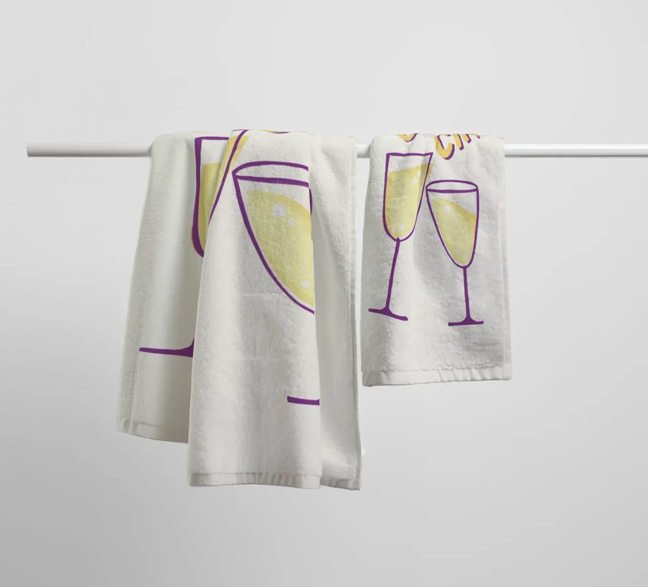 Cin Cin towel by Pure