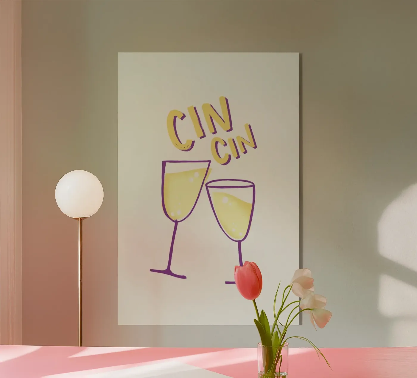 Cin Cin acrylic glass by Pure