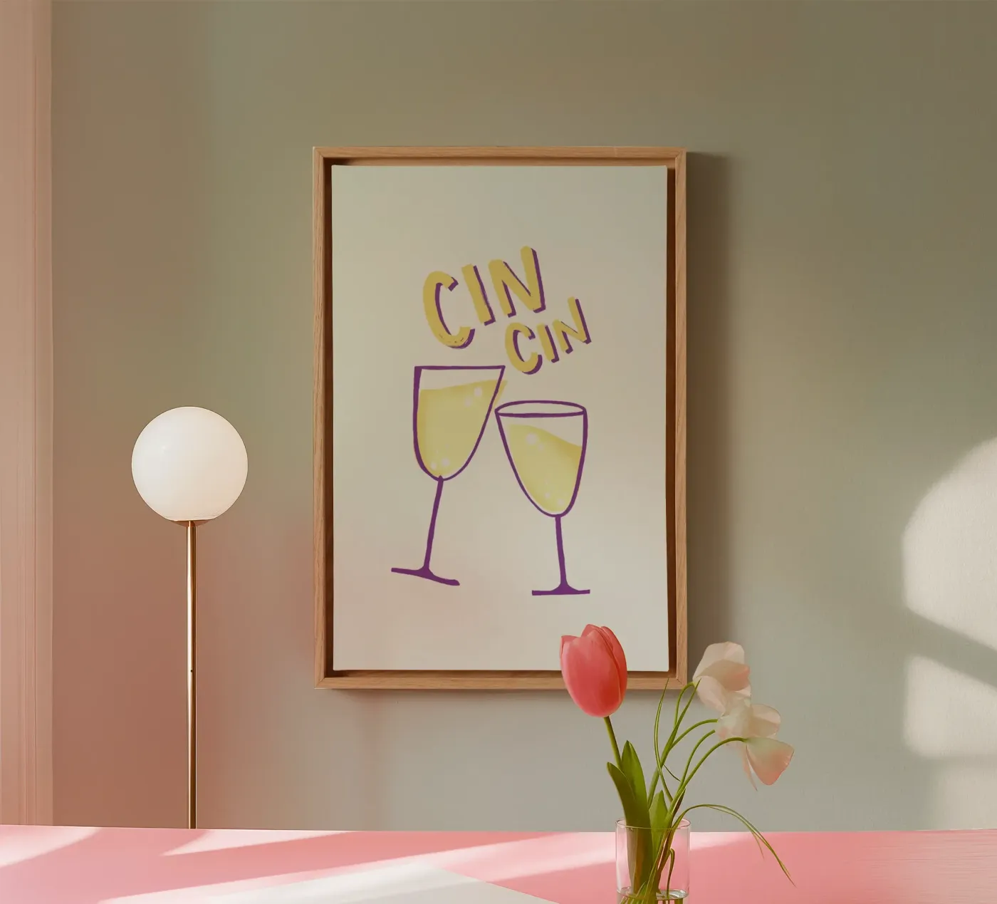 Cin Cin canvas by Pure