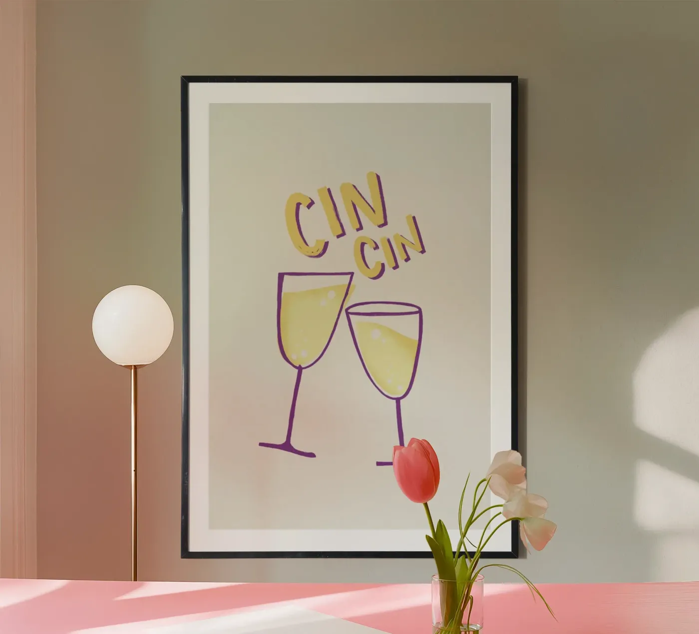 Cin Cin poster van Pure