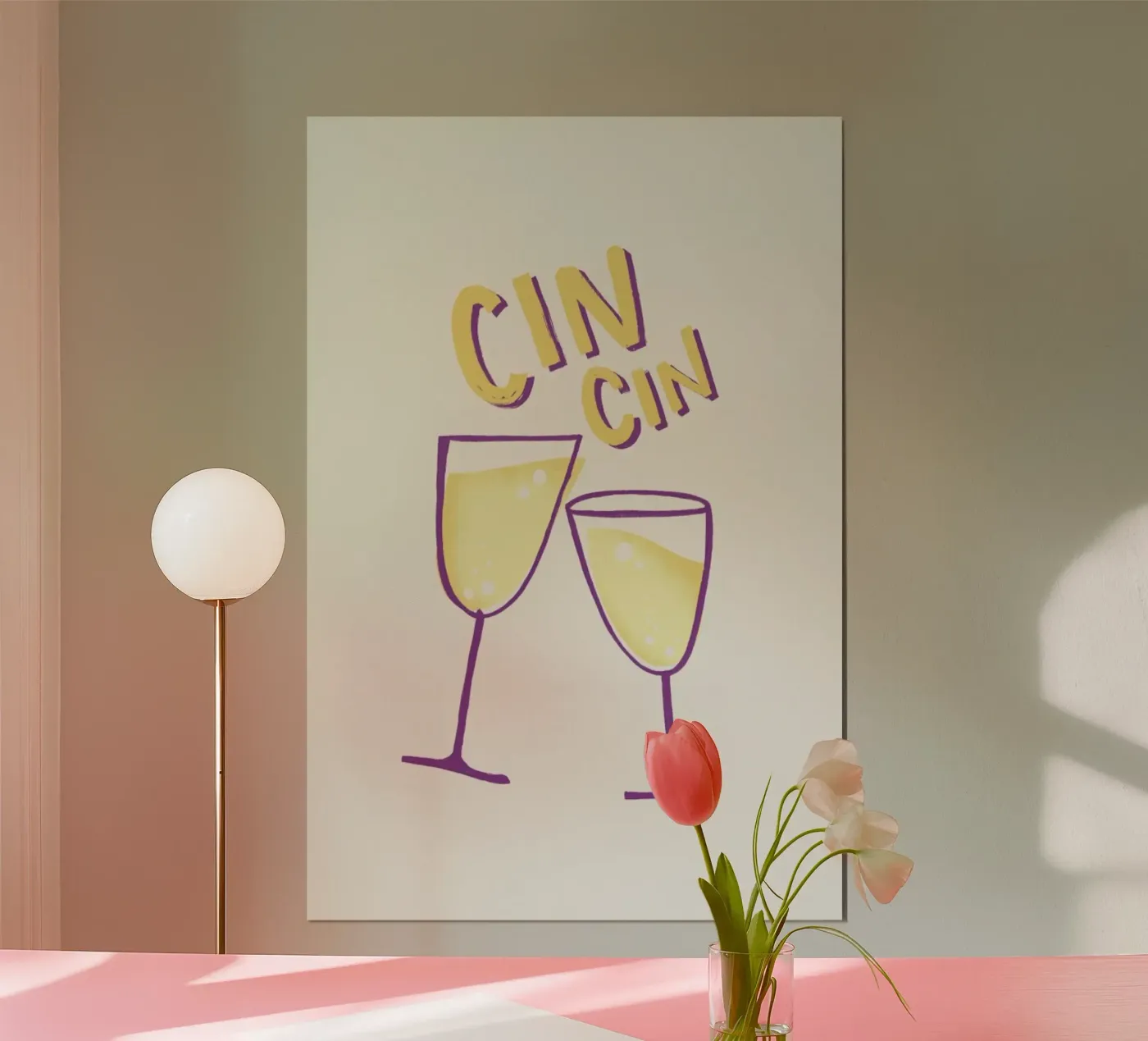Cin Cin poster van Pure