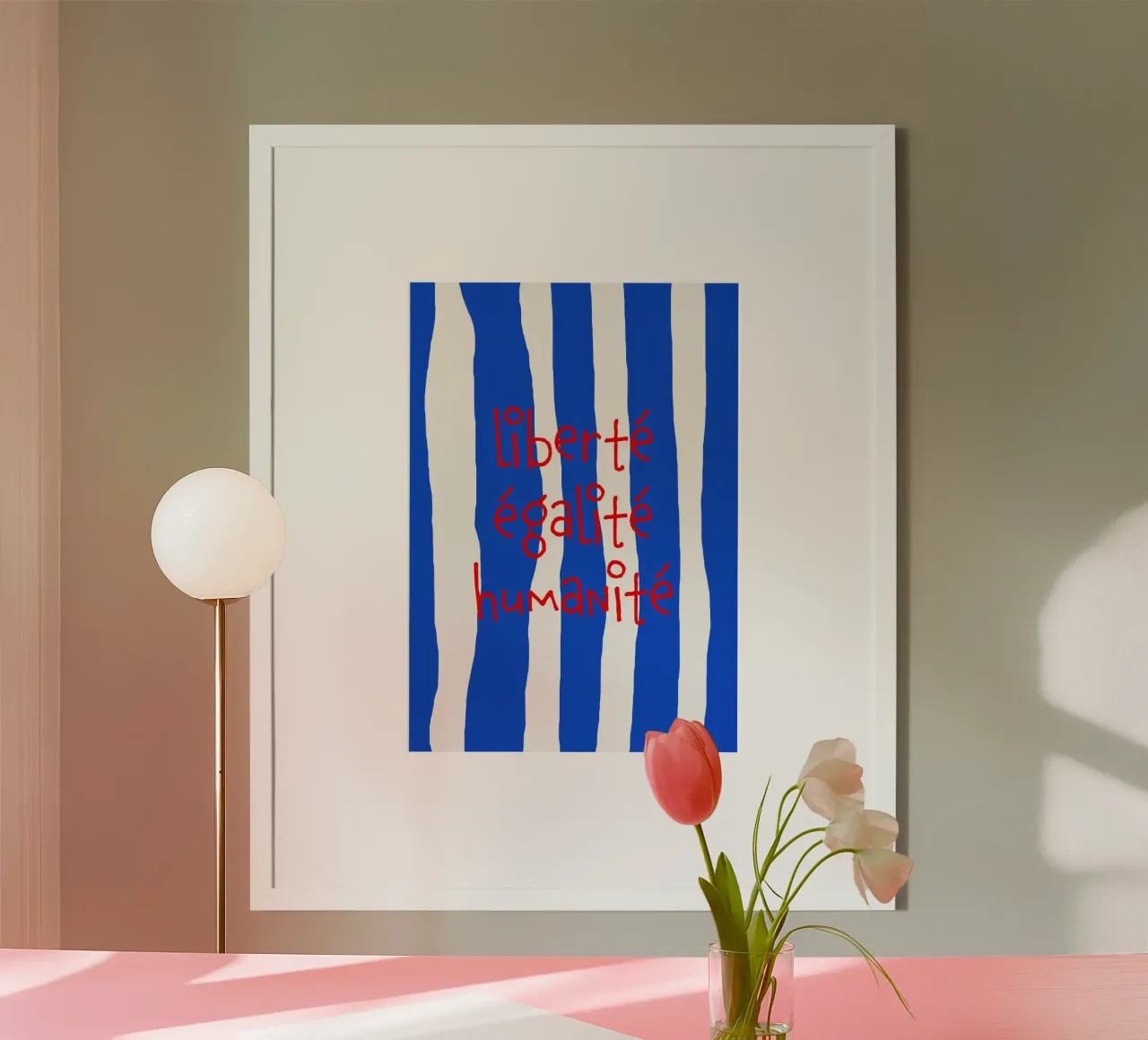 liberté, égalité, humanité. poster da FRICKE DESIGN