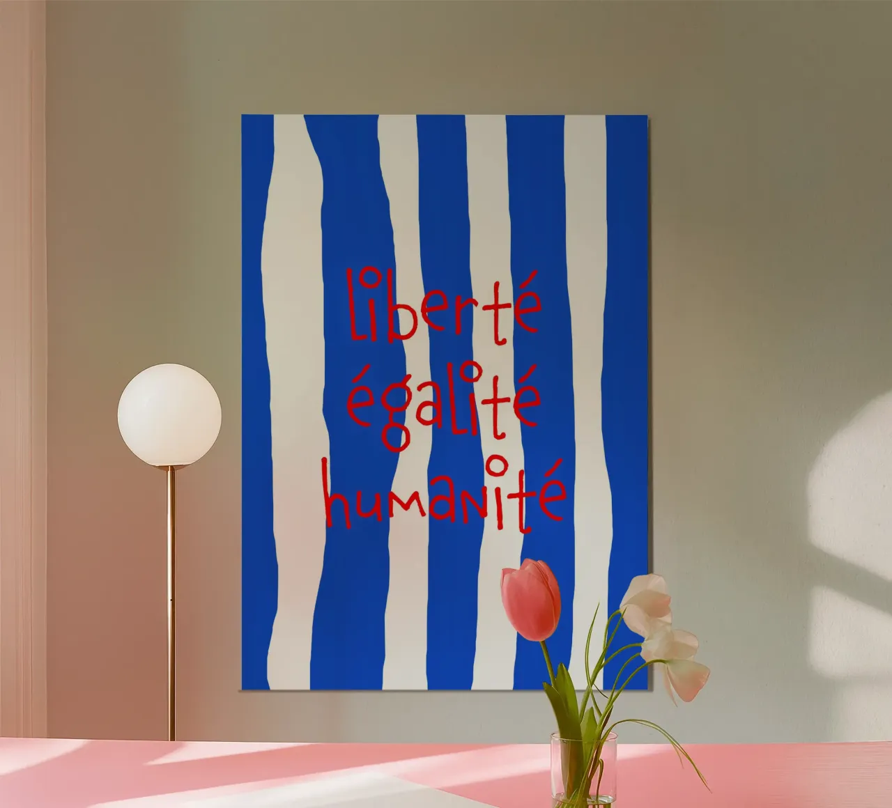 liberté, égalité, humanité. poster da FRICKE DESIGN
