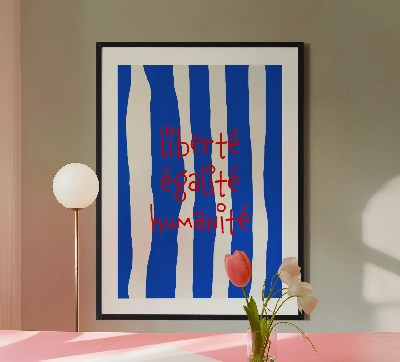 liberté, égalité, humanité. poster da FRICKE DESIGN