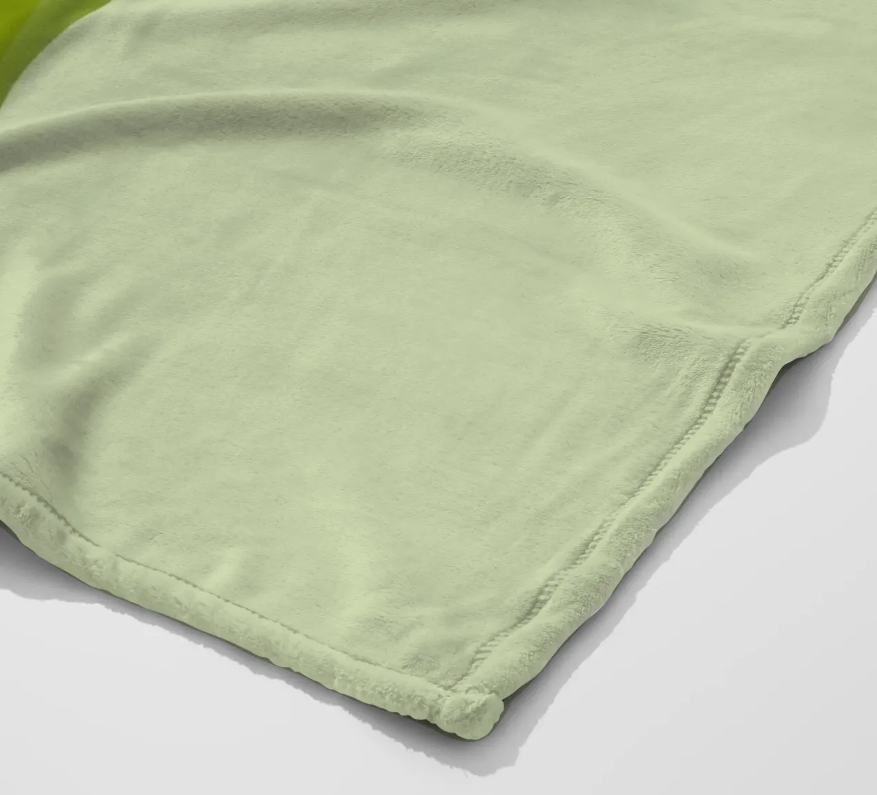 Tulipano bianco in fiore pastello e stampa botanica minimalista coperta in pile da NorwesClub