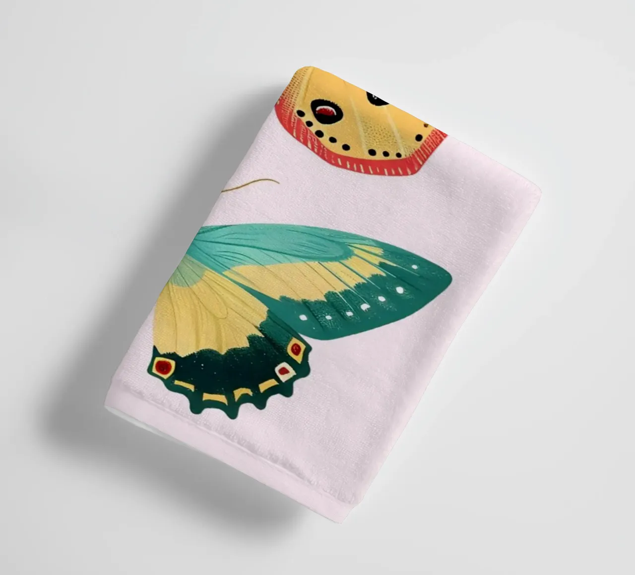 Vibrant Butterfly Collection | Boho Eclectic Insect Art Prin towel by NorwesClub