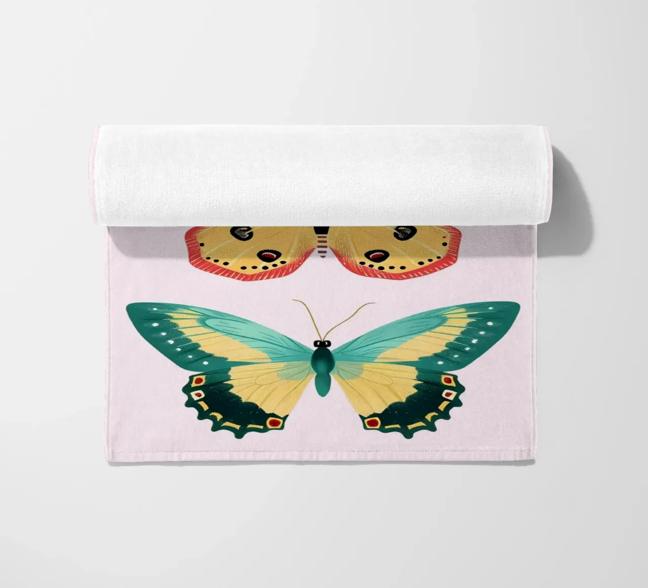 Colección Vibrant Butterfly | Boho Eclectic Insect Art Prin toalla de playa de NorwesClub