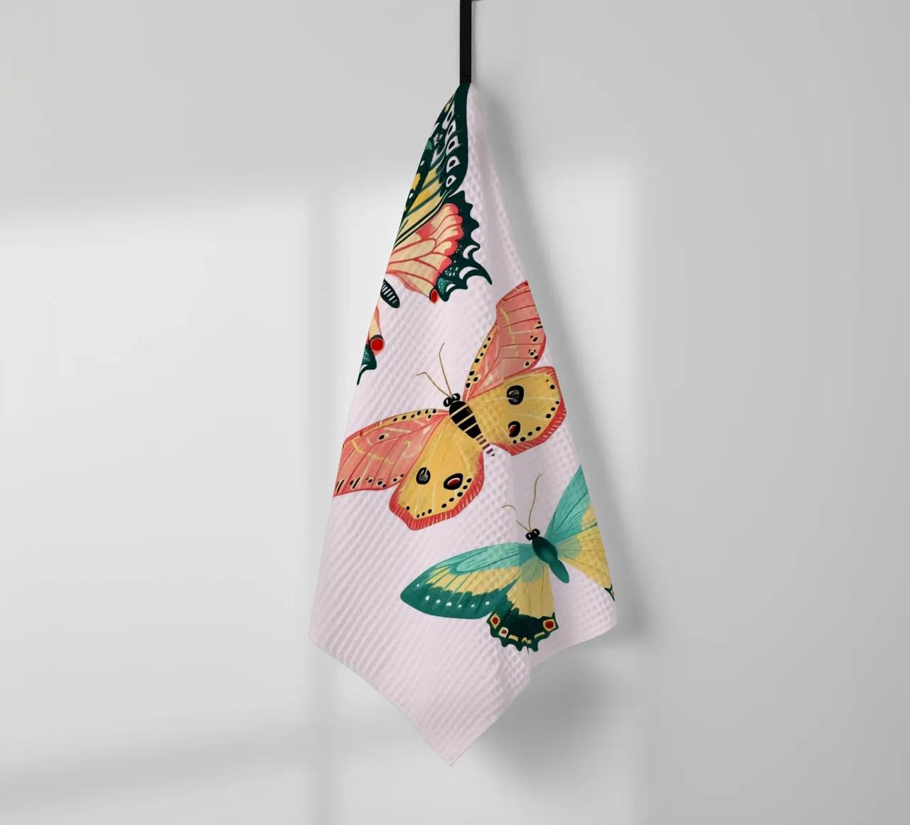 Vibrant Butterfly Collection | Boho Eclectic Insect Art Prin Geschirrtuch von NorwesClub
