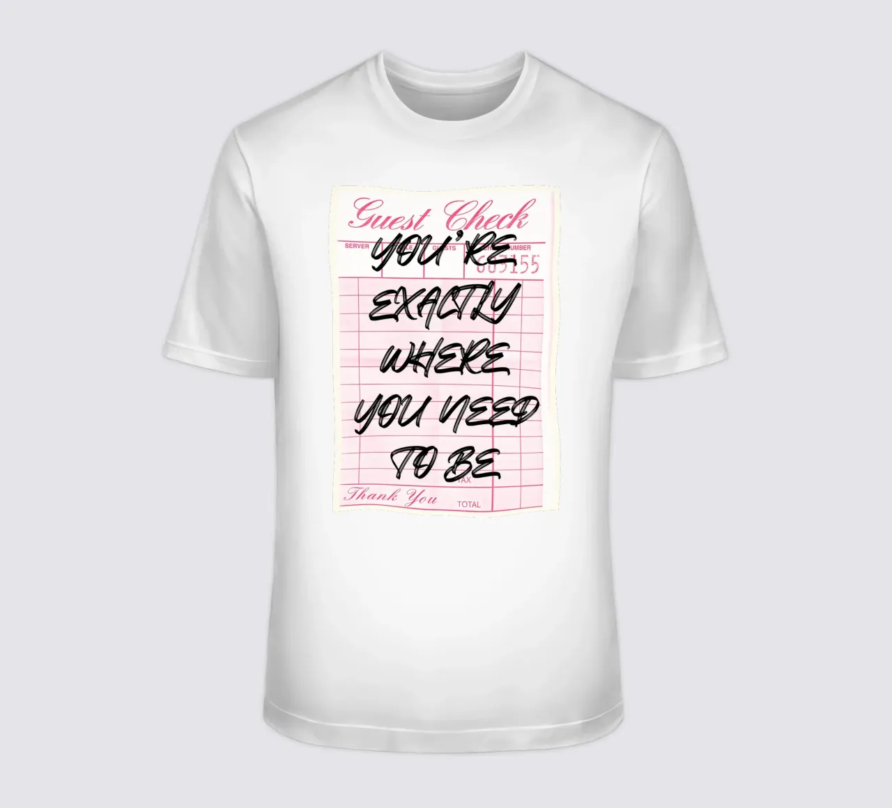"Genau da, wo du sein musst" Gastkarte Kunstdruck T-Shirt von NorwesClub
