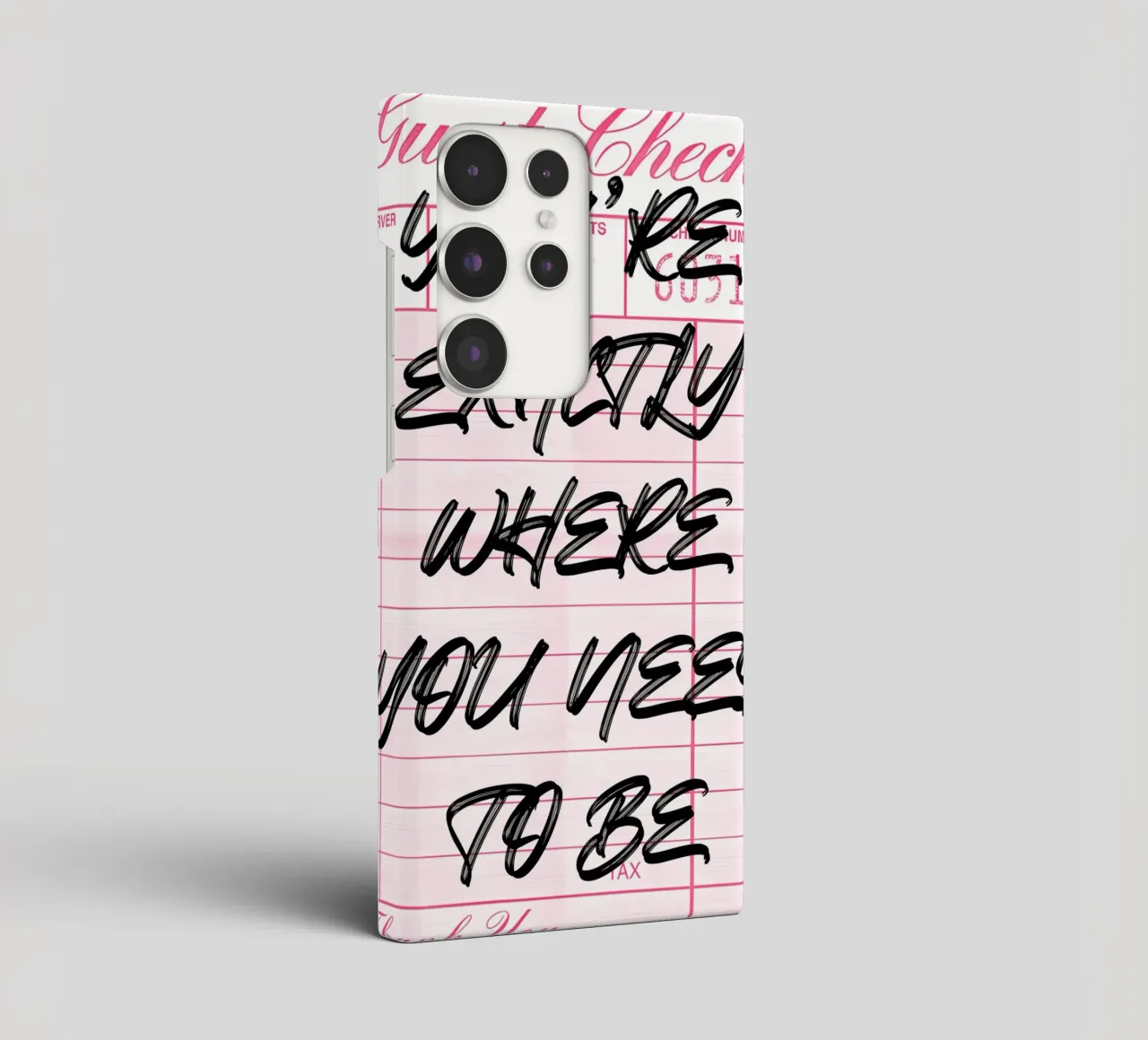 Stampa d'arte "Exactly Where You Need To Be" (esattamente dove devi essere) cover samsung da NorwesClub