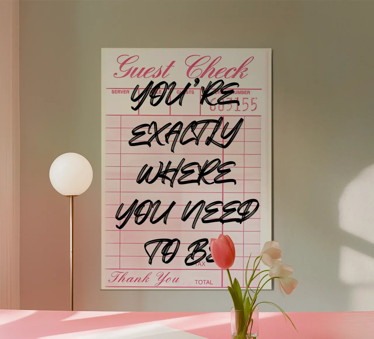 Stampa d'arte "Exactly Where You Need To Be" (esattamente dove devi essere) carta hahnemühle da NorwesClub
