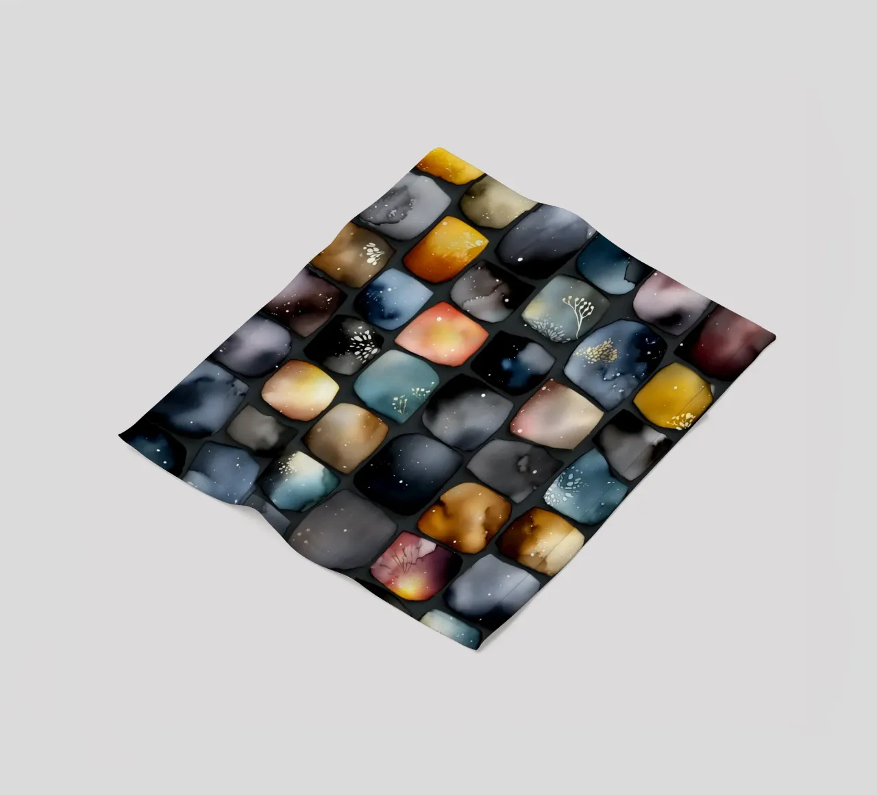 Quadrati di colore coperta in pile da Justyna Jaszke JBJart
