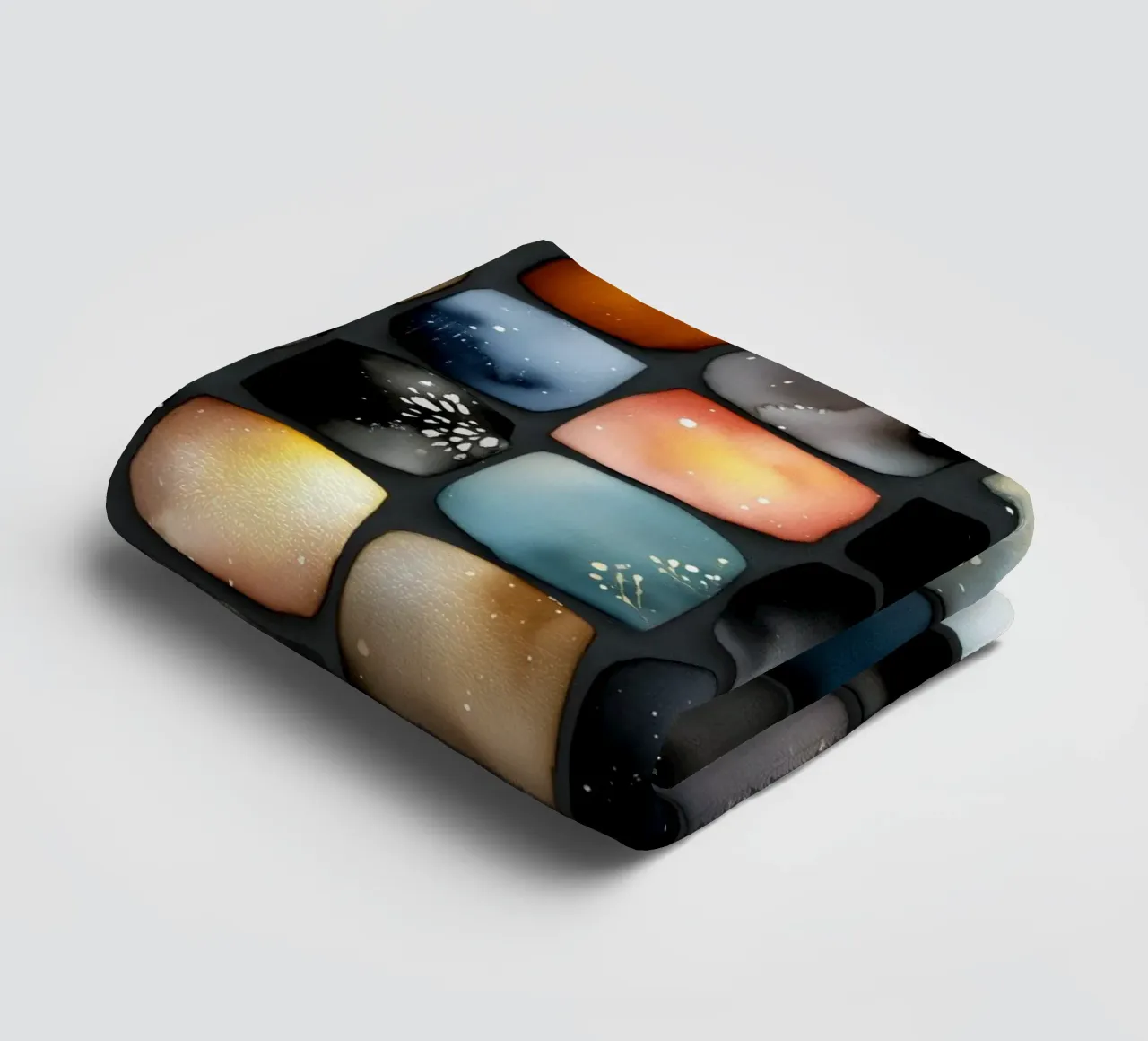 Quadrati di colore asciugamano da bagno da Justyna Jaszke JBJart