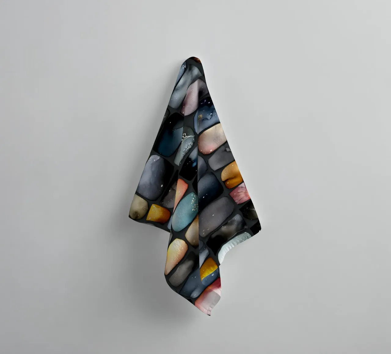 Quadrati di colore asciugamano da bagno da Justyna Jaszke JBJart