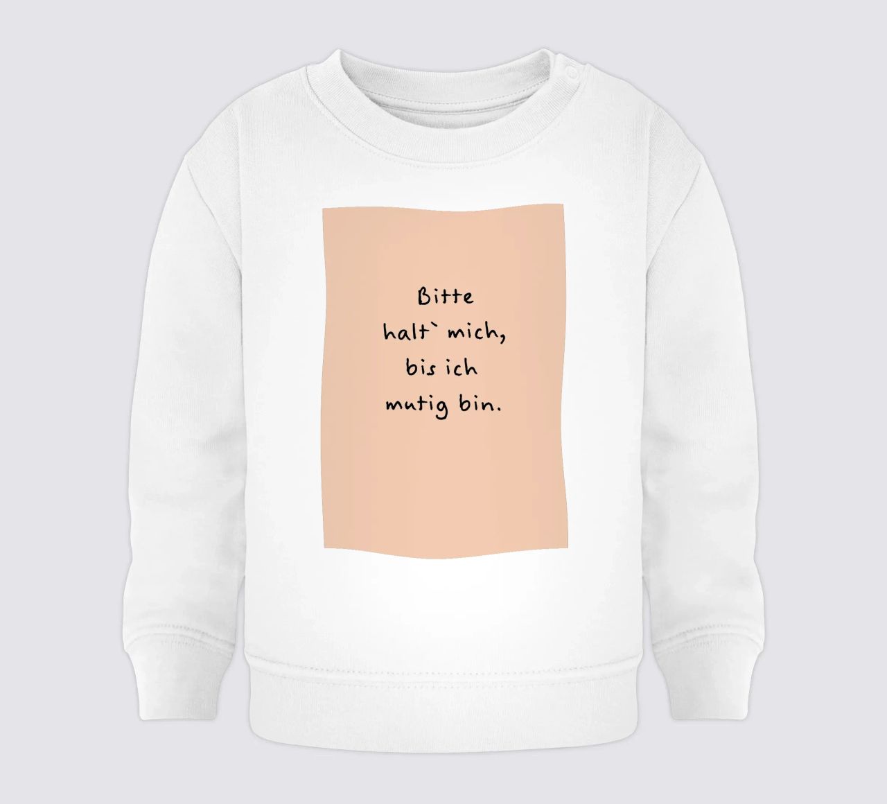 bitte halt mich, bis ich mutig bin. felpa neonato da FRICKE DESIGN