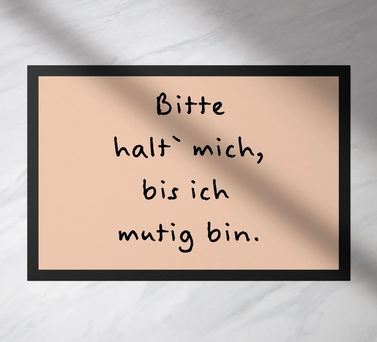 bitte halt mich, bis ich mutig bin. zerbino da FRICKE DESIGN
