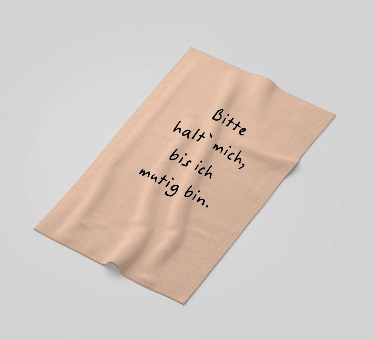 bitte halt mich, bis ich mutig bin. telo mare da FRICKE DESIGN