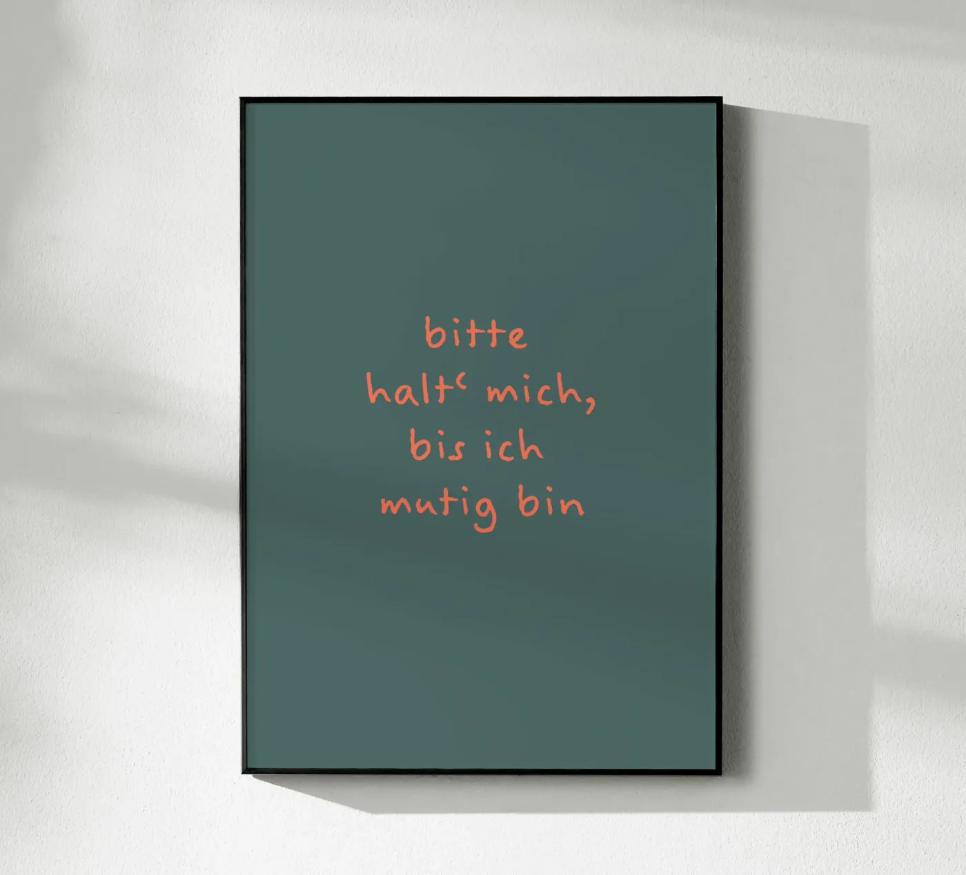 Halten & Mut Acryl-Glas von FRICKE DESIGN