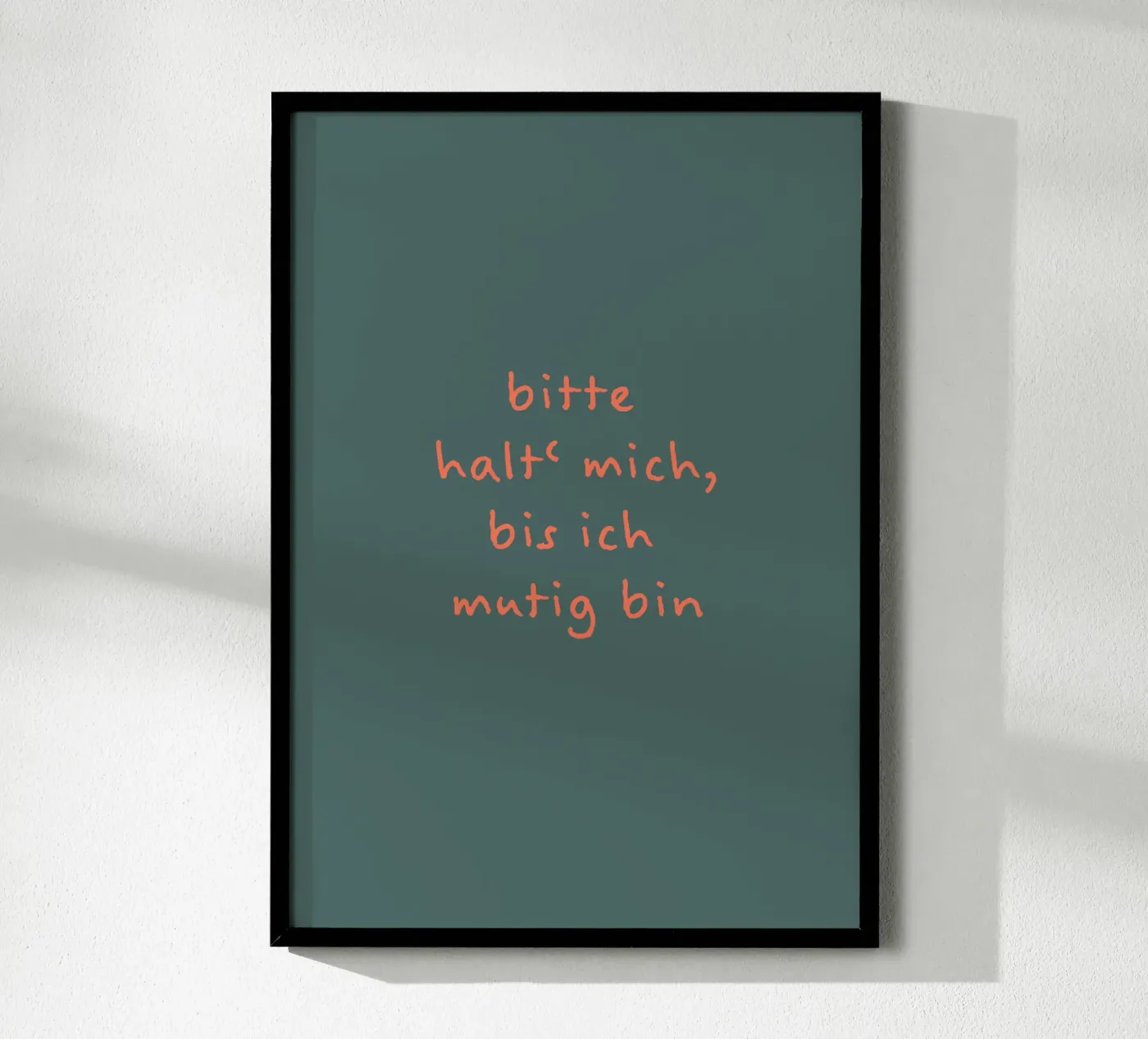 Halten & Mut poster da FRICKE DESIGN