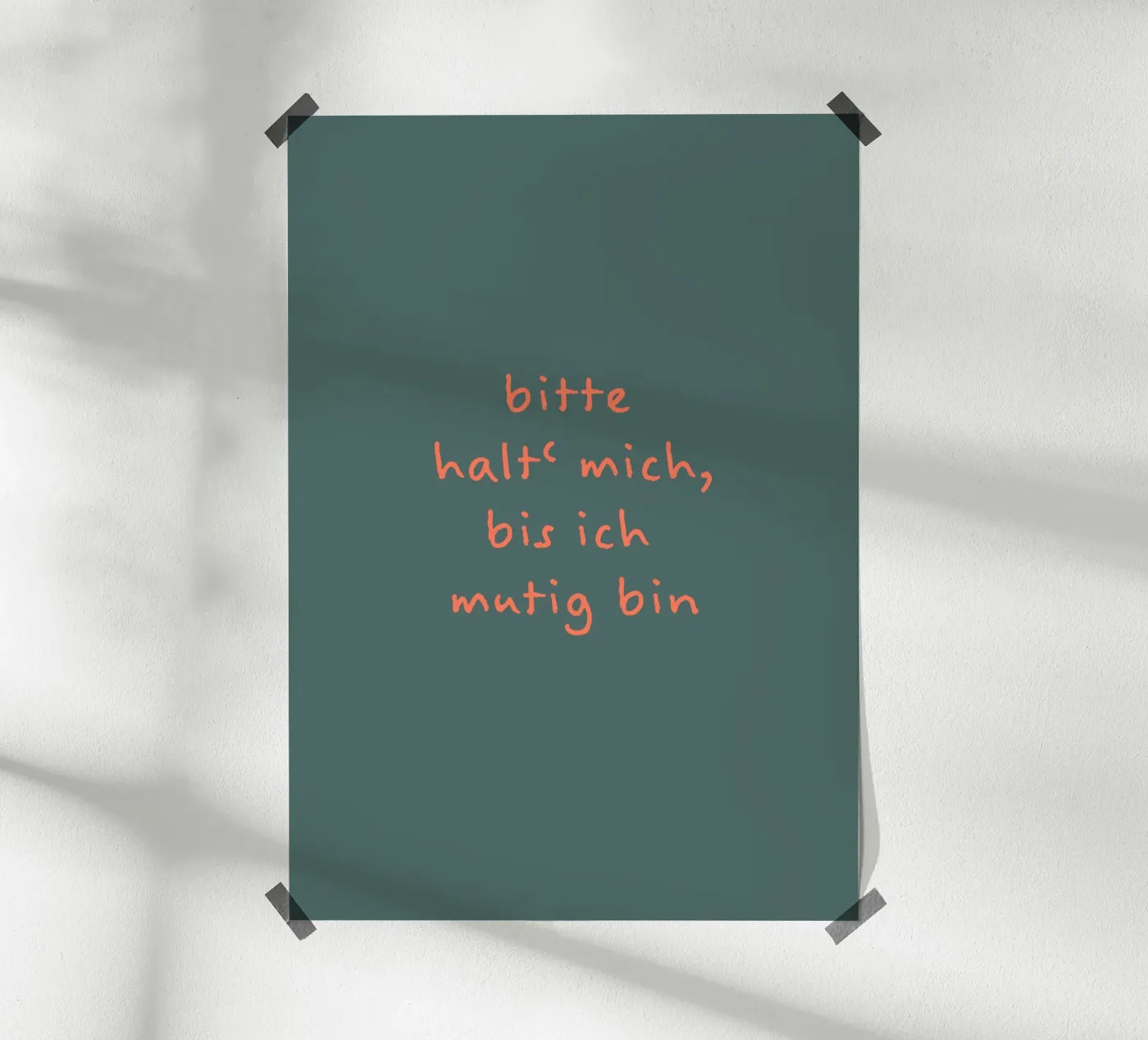Halten & Mut poster da FRICKE DESIGN