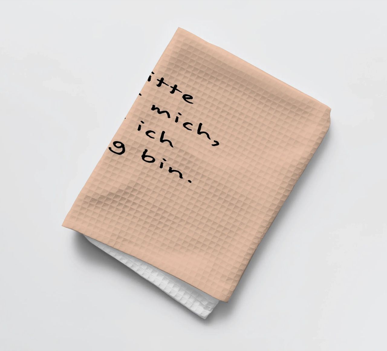 bitte halt mich, bis ich mutig bin. canovaccio da cucina da FRICKE DESIGN