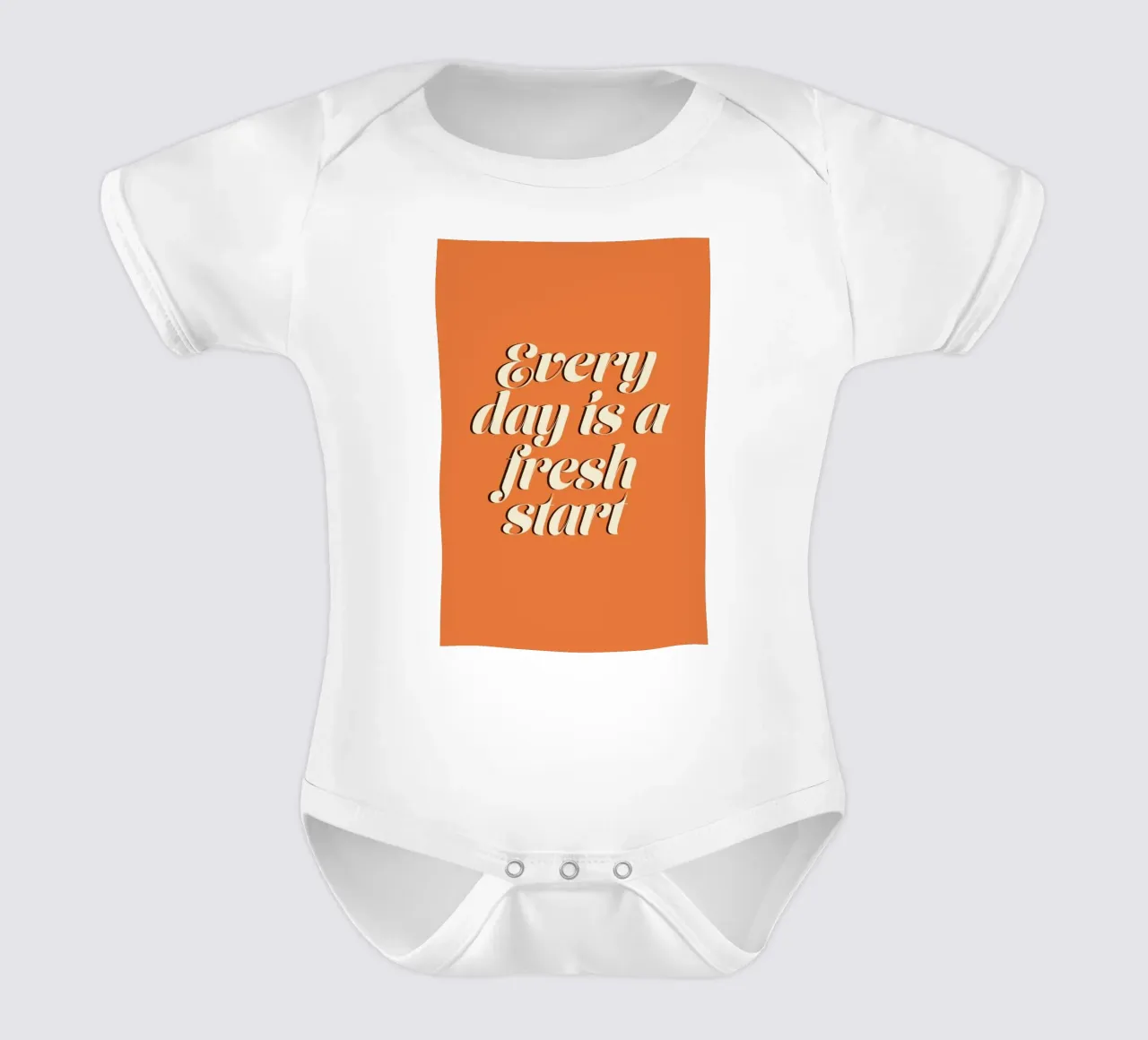 Everyday Is A Fresh Start body neonato maniche corte da Ayleen