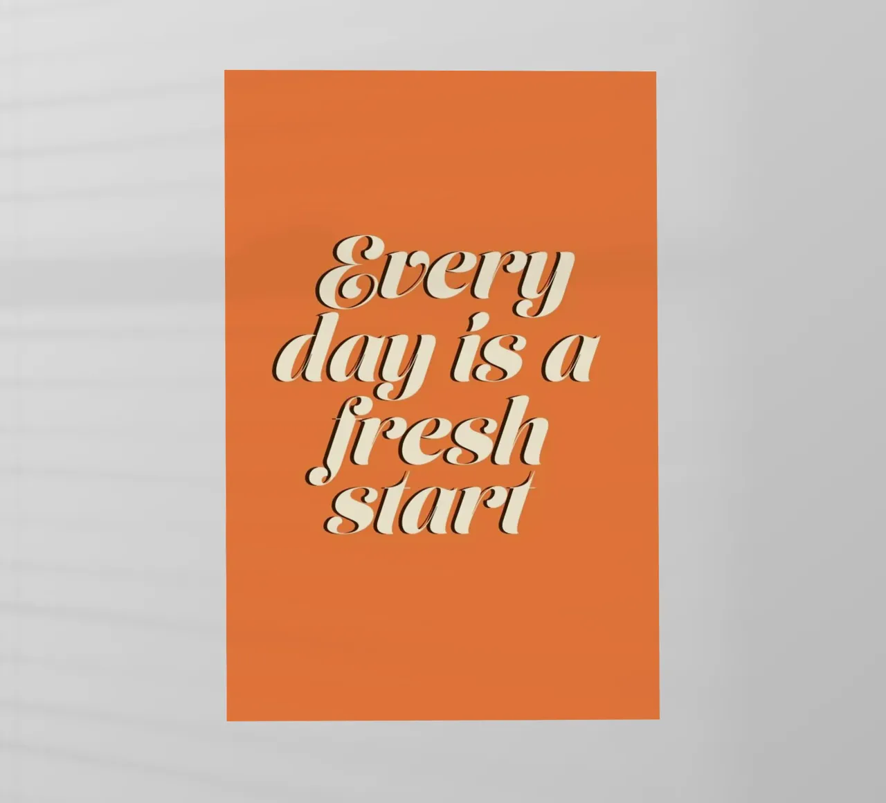 Everyday Is A Fresh Start pellicola backlit da Ayleen