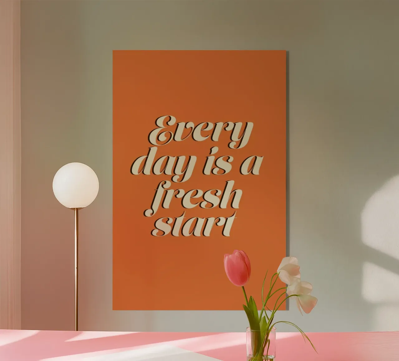 Everyday Is A Fresh Start plexiglass da Ayleen