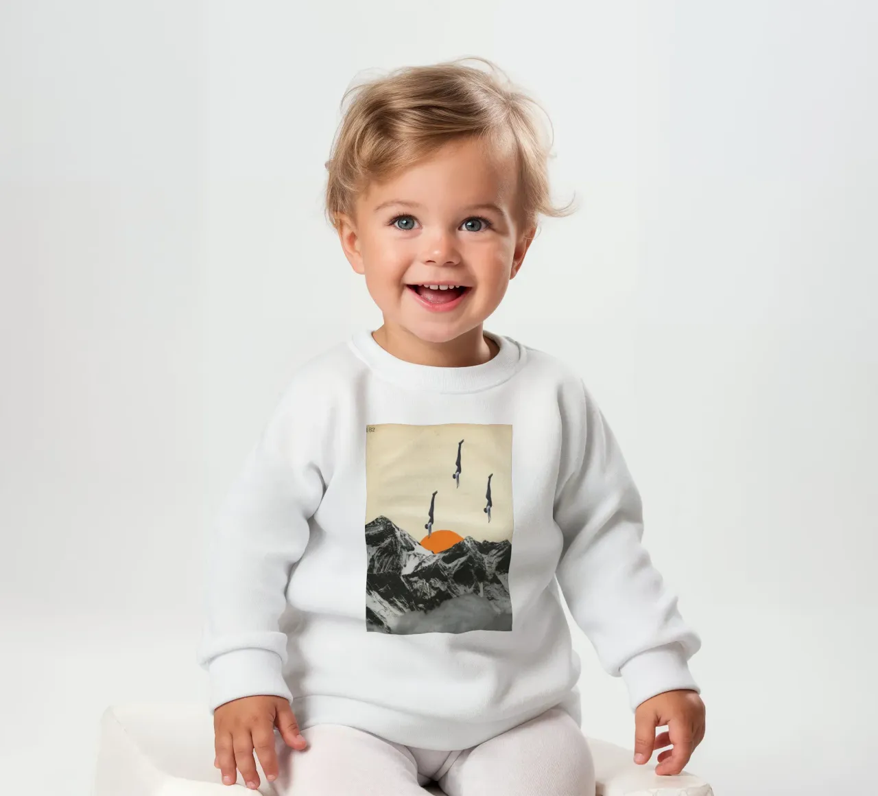 Vivere pericolosamente felpa neonato da Cassia Beck Collage