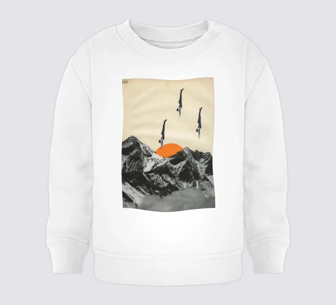 Gefährlich leben Baby Sweatshirt von Cassia Beck Collage
