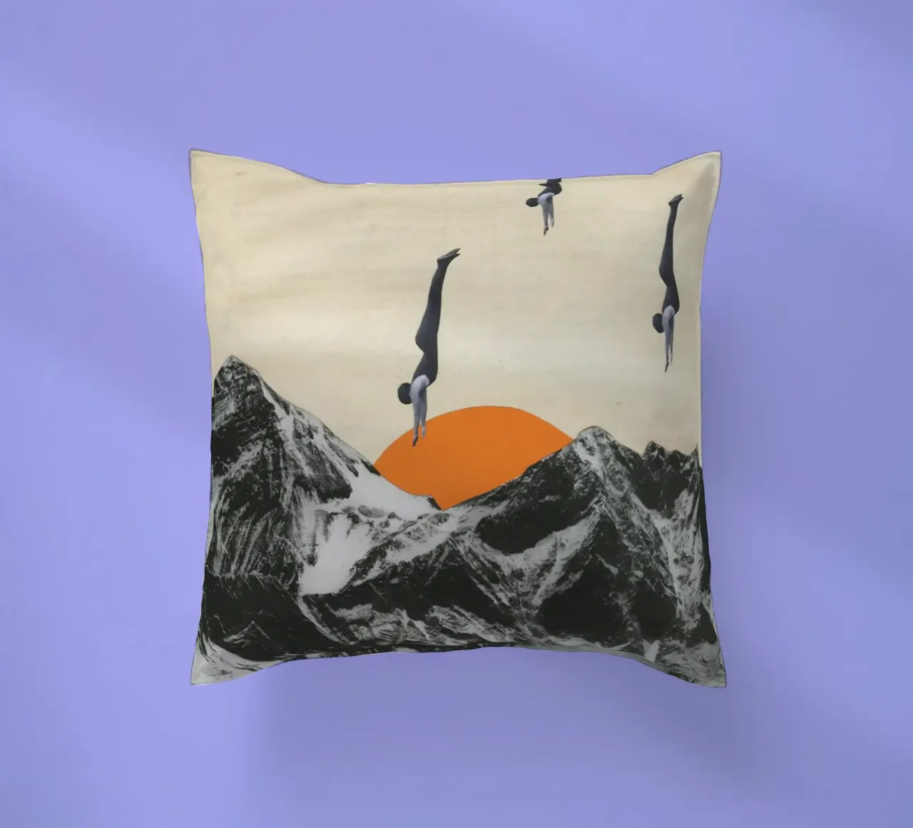 Vivere pericolosamente cuscino da Cassia Beck Collage