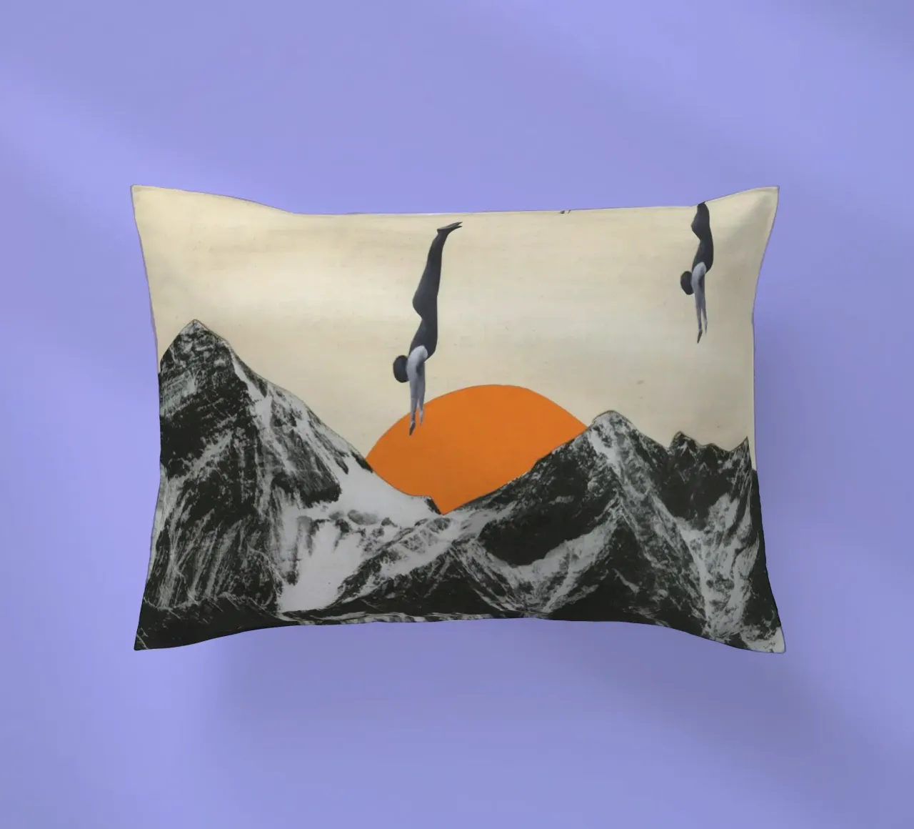 Vivere pericolosamente cuscino da Cassia Beck Collage